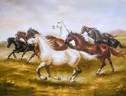 unknow artist Horses 015 oil on canvas